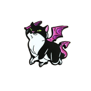 Dragon Kitty Enamel Pin - "Tiny"