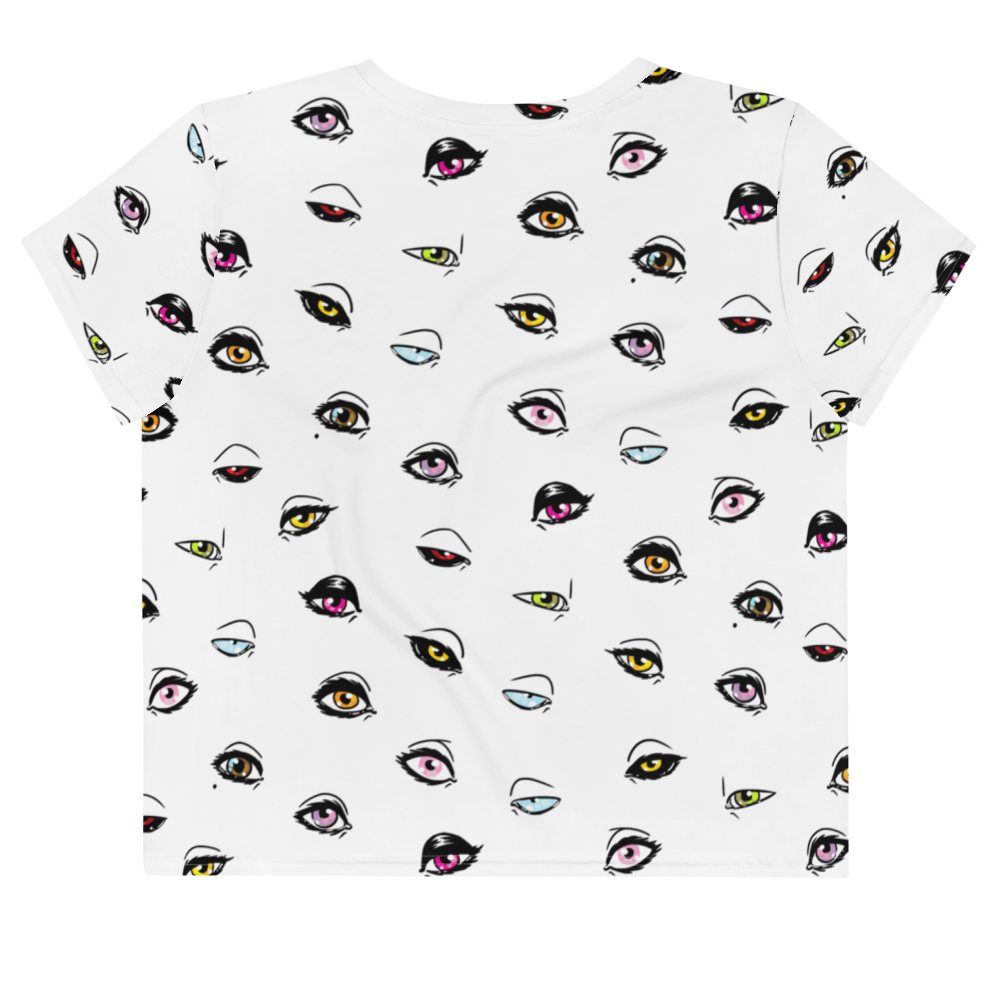 Hexy Eyes Crop Top T-Shirt