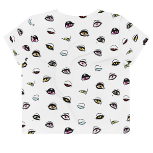 Hexy Eyes Crop Top T-Shirt