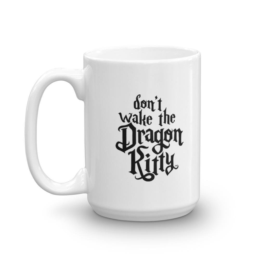 "Don't Wake The Dragon Kitty" Mug